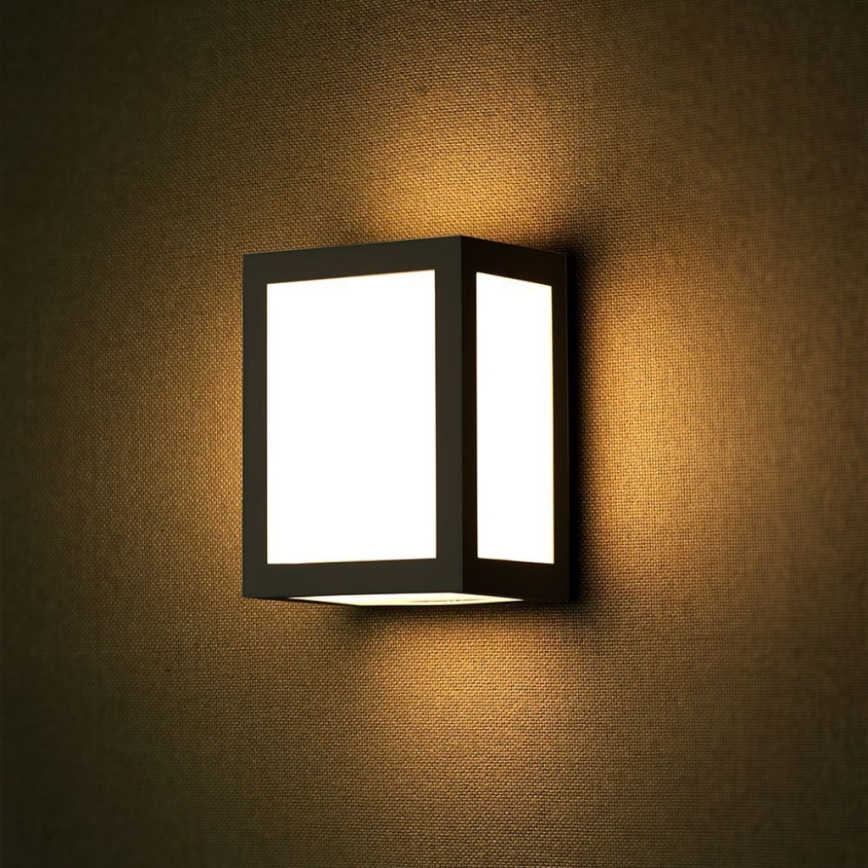 LED välisseinavalgusti LED/12W/230V 4000K IP65 must