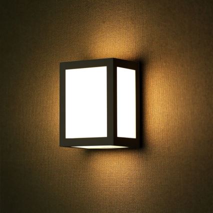 LED välisseinavalgusti LED/12W/230V 6400K IP65 must