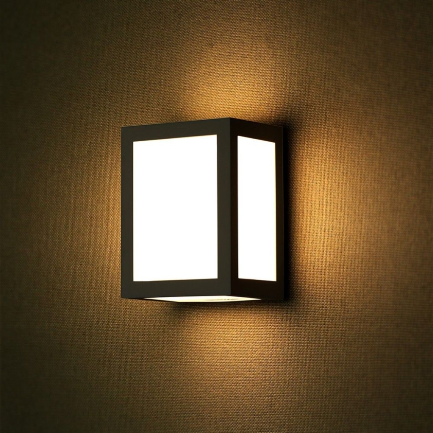 LED välisseinavalgusti LED/12W/230V 6400K IP65 must