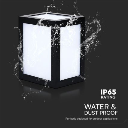 LED välisseinavalgusti LED/12W/230V 6400K IP65 must