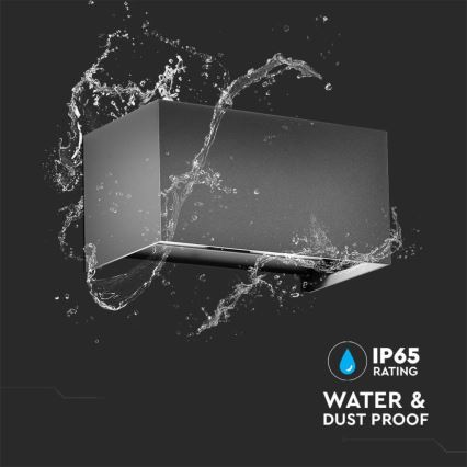 LED välisseinavalgusti LED/24W/230V 3000K IP65 antratsiit