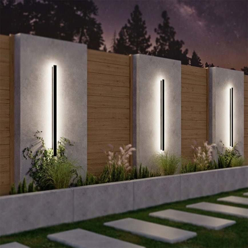 LED Välisseinavalgusti LED/30W/230V 100 cm IP65 must