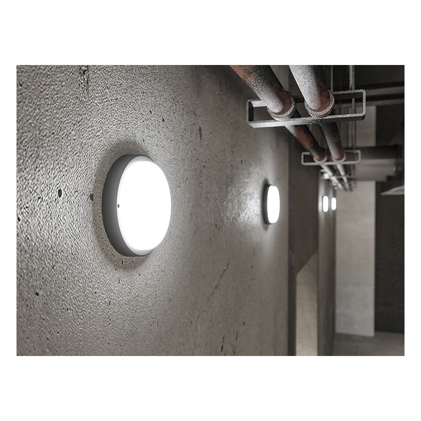 LED välisseinavalgusti LED/9W/230V IP54 must