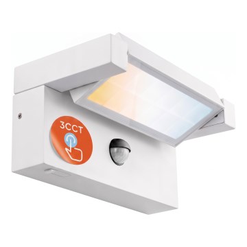 LED välisseinavalgusti liikumis- ja hämarustuvastusega LED/25W/230V 3000/4000/6500K IP54 valge