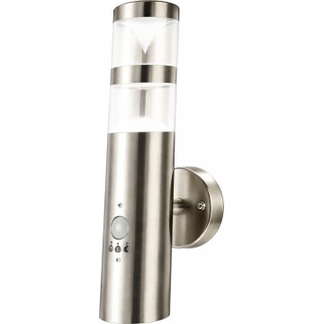 LED välisseinavalgusti liikumisanduriga 1xGU10/5W/230V IP44 mattkroom