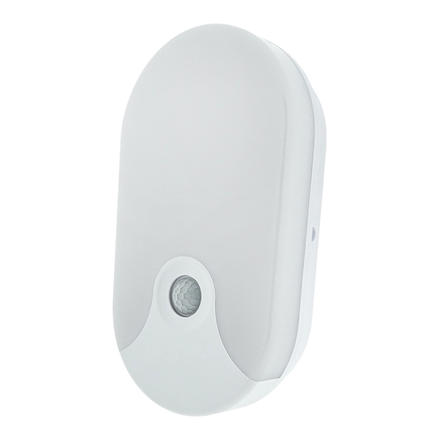 LED välisseinavalgusti liikumisanduriga LED/18W/230V IP44 antratsiit
