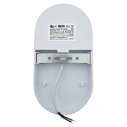 LED välisseinavalgusti liikumisanduriga LED/18W/230V IP44 antratsiit