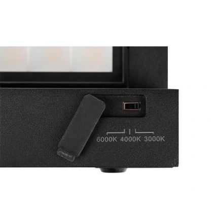 LED välisseinavalgusti liikumis- ja hämarussensoriga LED/36W/230V 3000/4000/6500K IP54 must