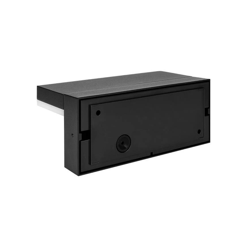 LED välisseinavalgusti liikumisanduriga LED/9W/230V 4000K IP44 must