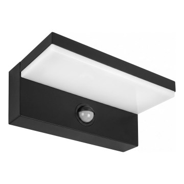 LED välisseinavalgusti liikumisanduriga NOLA LED/12W/230V IP65 must