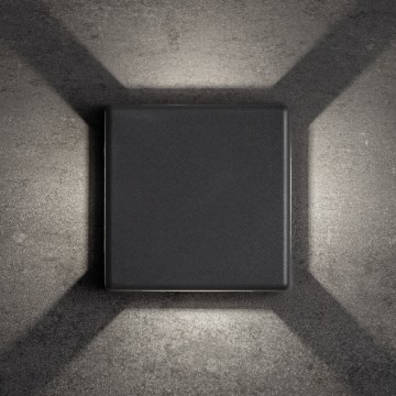 LED-välisseinavalgusti REFAZI LED/6W/230V IP54 antratsiit