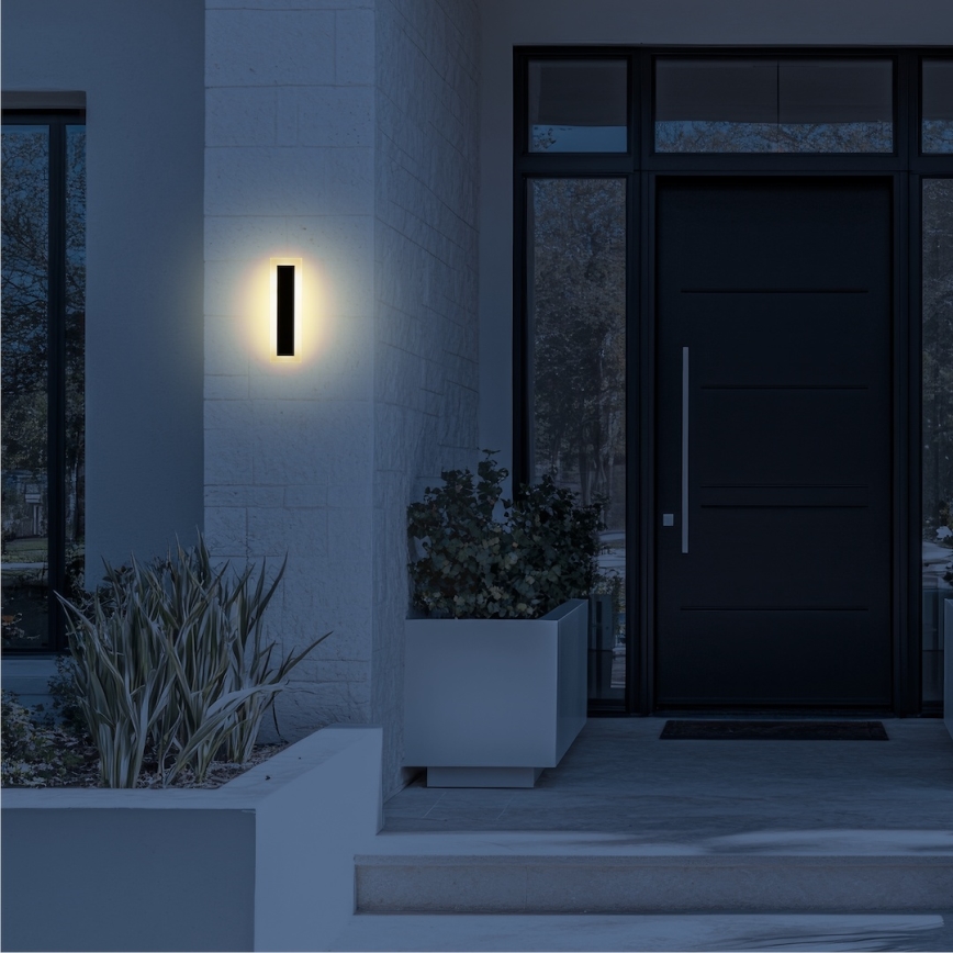 LED Välisseinavalgusti WOW LED/10W/230V 3000/4000/6500K 30 cm IP54 must