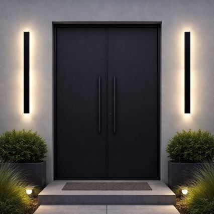 LED välisseinavalgusti WOW LED/20W/230V 3000/4000/6000K 120 cm IP54 must