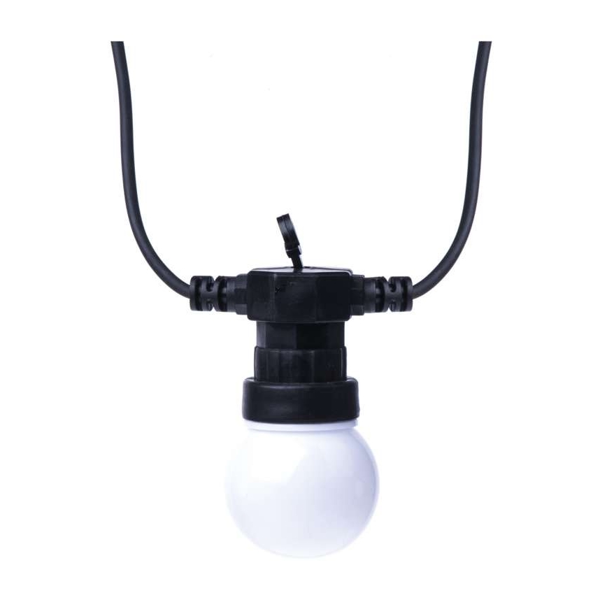 LED välistingimuste dekoratiivne valguskett 10xLED/10m IP44 valge