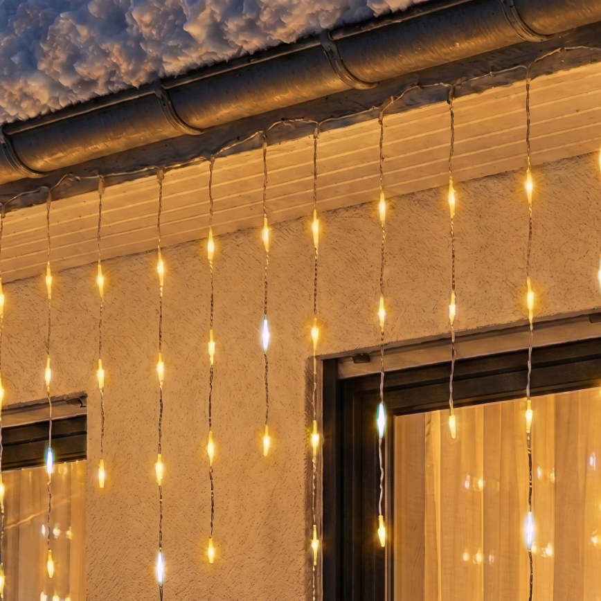 LED välistingimuste jõulutuled 1200xLED/230V 25x0,56 m IP44 soe valge/külm valge