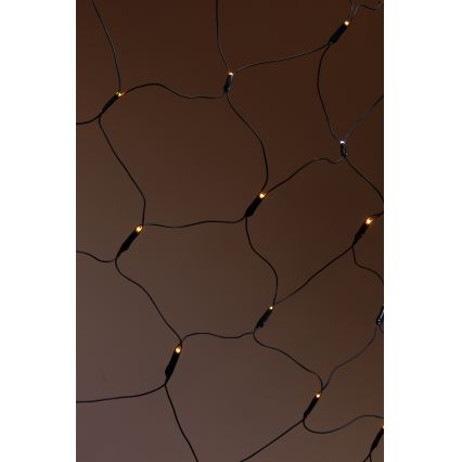 LED välistingimuste jõuluvõrk NET 240xLED/7,2W/230V 1,5x2 m IP44 soe valge