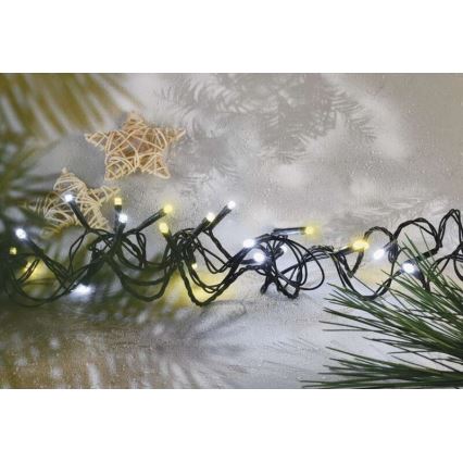 LED välistingimuste valgusketi 120 LED-i / 2 režiimi 17m IP44 soe/külm valge