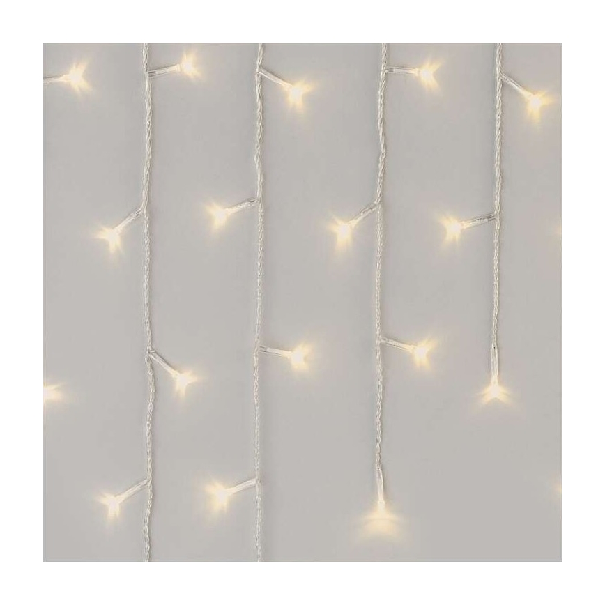 LED välistingimuste valguskett 300 LED, 8 režiimi, 10 m, IP44, soe valge + kaugjuhtimispult