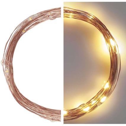 LED välistingimuste valguskett 40xLED/9m IP44 soe valge