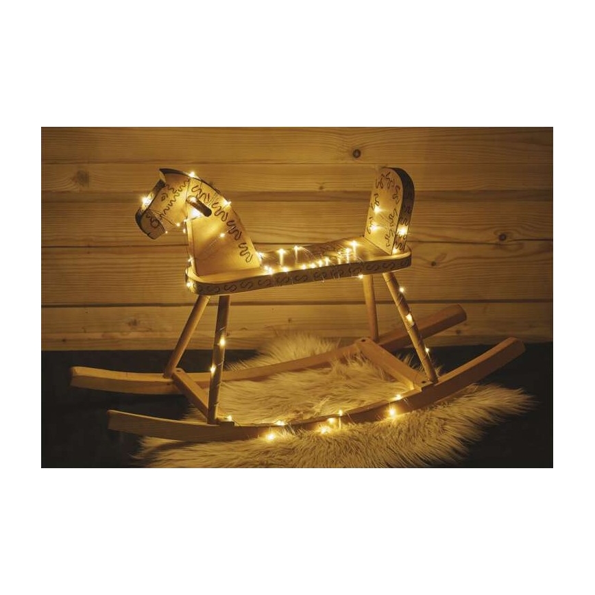 LED välistingimuste valguskett 40xLED/9m IP44 soe valge