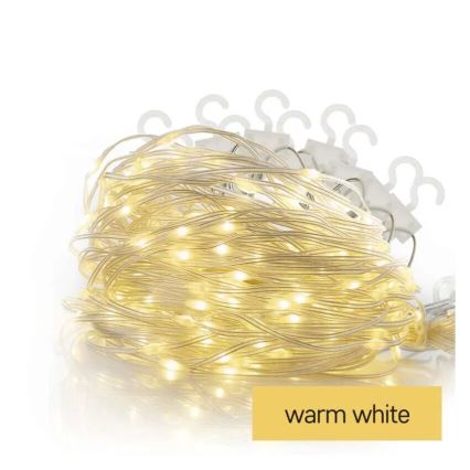 LED välistingimuste valguskett 54xLED/8 funktsiooni 6,7x0,7m IP44 soe valge