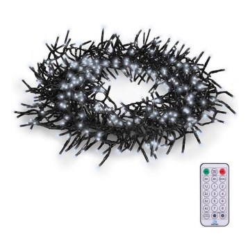 LED välistingimuste valguskett 576 LEDi, 8 funktsiooni, 8 m, IP44, külmvalge + pult