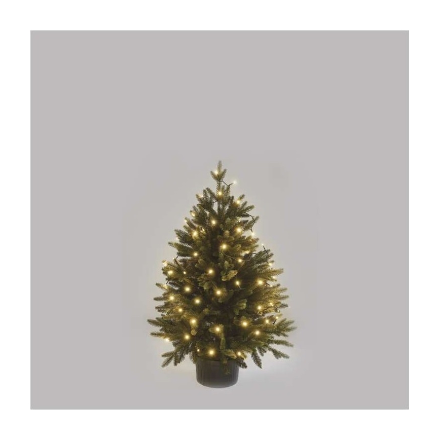 LED välistingimuste valguskett 80xLED/3xAA 6,1m IP44 soe valge