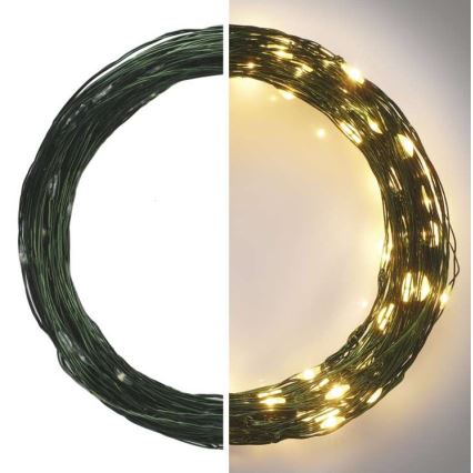 LED-välistingimustele sobiv valguskett 150 LED / 20 m, IP44, soe valge
