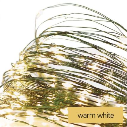 LED-välistingimustele sobiv valguskett 150 LED / 20 m, IP44, soe valge