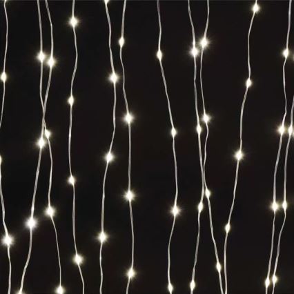 LED välistingimustes jõulukett 300× LED / 8 režiimi, 5,9 m, IP44, soe valge