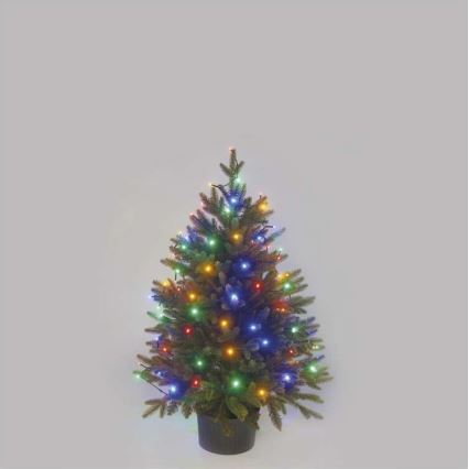 LED välistingimustesse sobiv valguskett 80xLED/13m IP44 mitmevärviline