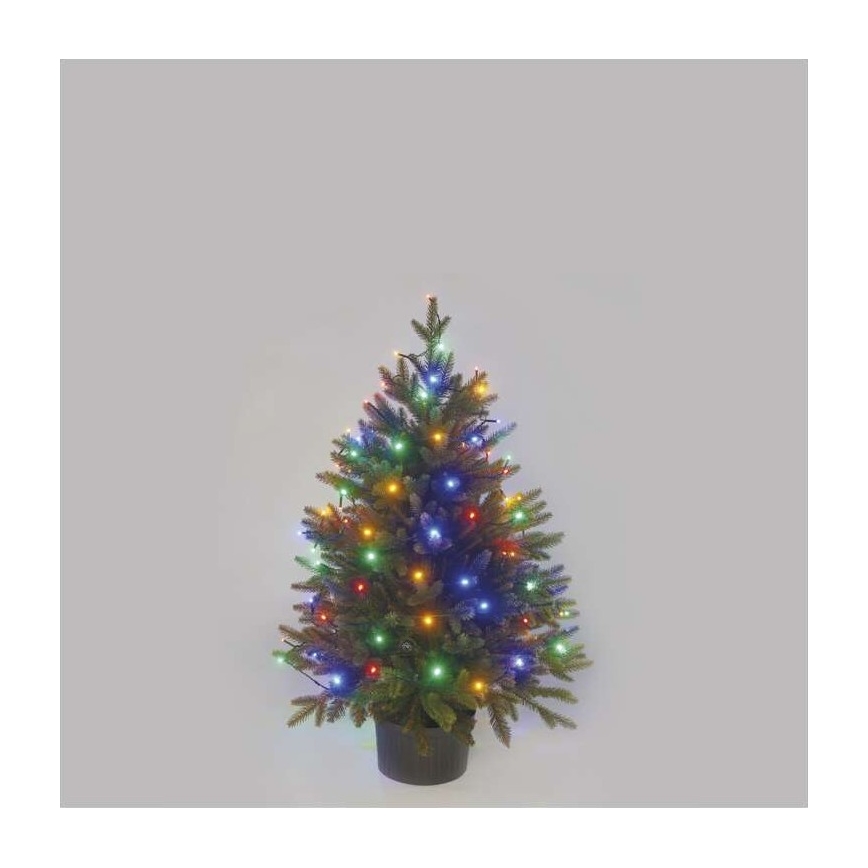 LED välistingimustesse sobiv valguskett 80xLED/13m IP44 mitmevärviline