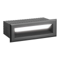 LED välistingimustesse süvistatav valgusti FLIK LED/3W/230V IP65 antratsiit