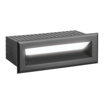 LED välistingimustesse süvistatav valgusti FLIK LED/3W/230V IP65 antratsiit