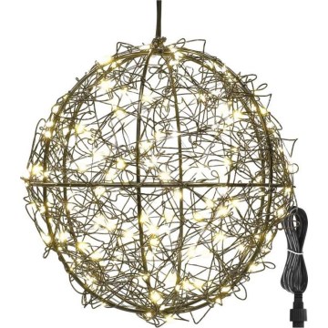 LED välisvalgusketi 200×LED 5 m IP44 soe valge
