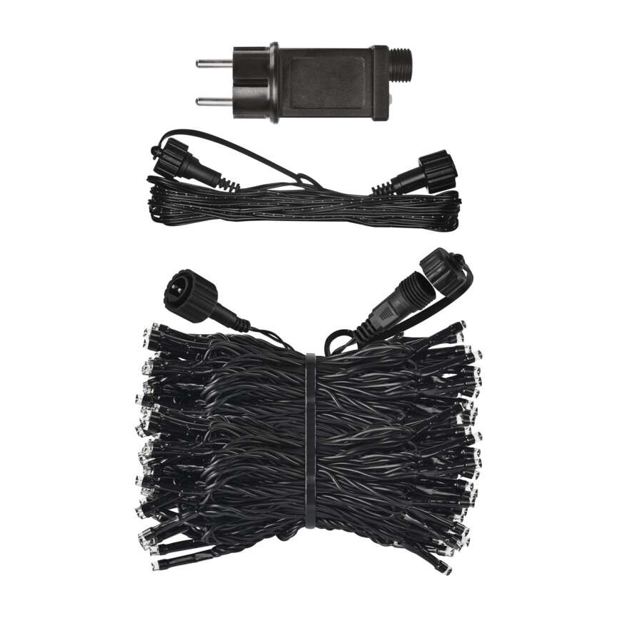 LED-välisvalguskett 100xLED/15m IP44 külmvalge