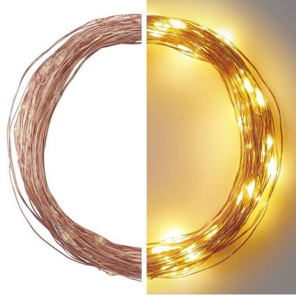 LED välisvalguskett 100xLED/15m IP44 soe valge