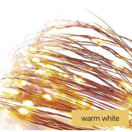 LED välisvalguskett 100xLED/15m IP44 soe valge
