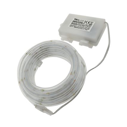 LED-välisvalguskett 100xLED/3xAA, 5,45 m, IP44, mitmevärviline