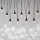 LED välisvalguskett 10×LED/9,5 m IP44 külmvalge