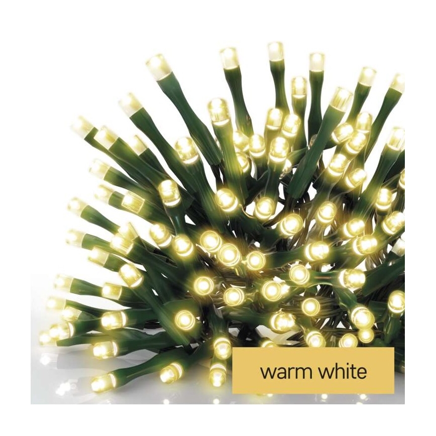 LED välisvalguskett 240 LED, 8 režiimi, 29 m, IP44, soe valge