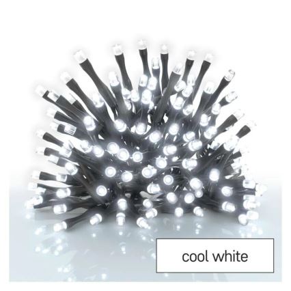 LED välisvalguskett 40xLED/3xAA 3,3m IP44 külmvalge