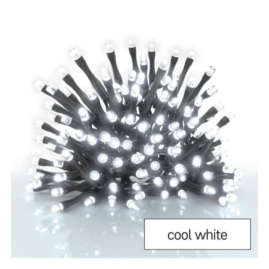 LED välisvalguskett 40xLED/3xAA 3,3m IP44 külmvalge