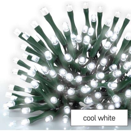 LED-välisvalguskett 40xLED/9m IP44 külmvalge