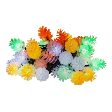 LED-välisvalguskett, 40×LED, 15 m, IP44, mitmevärviline