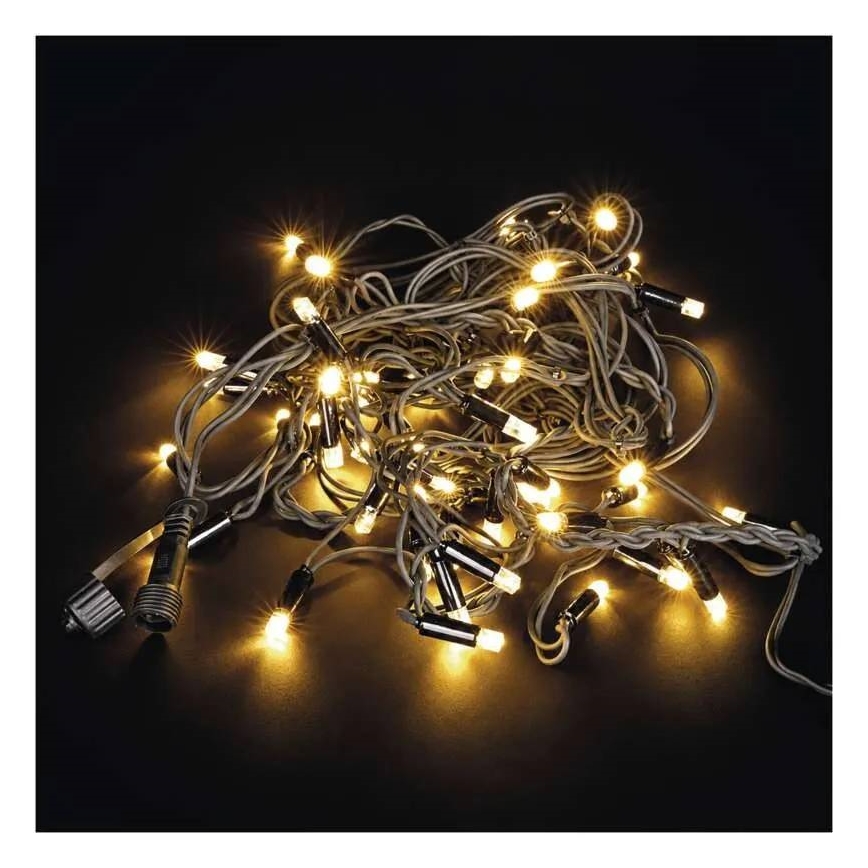 LED välisvalguskett 50xLED/3x0,4m IP44 soe valge