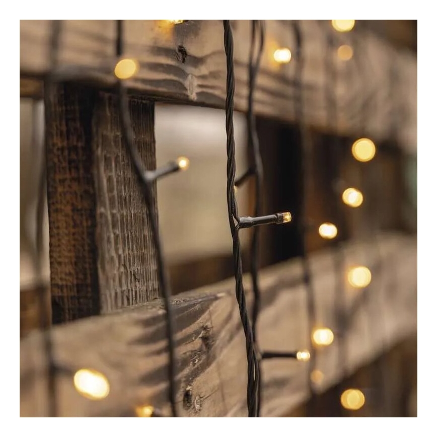 LED välisvalguskett 50xLED/5m IP44 soe valge