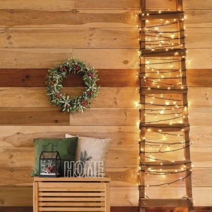 LED välisvalguskett 50xLED/5m IP44 soe valge