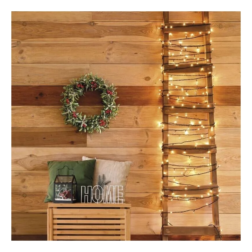 LED välisvalguskett 50xLED/5m IP44 soe valge