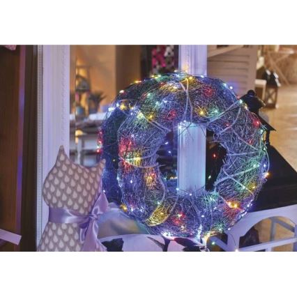 LED välisvalguskett, 75 LED, 12,5 m, IP44, mitmevärviline
